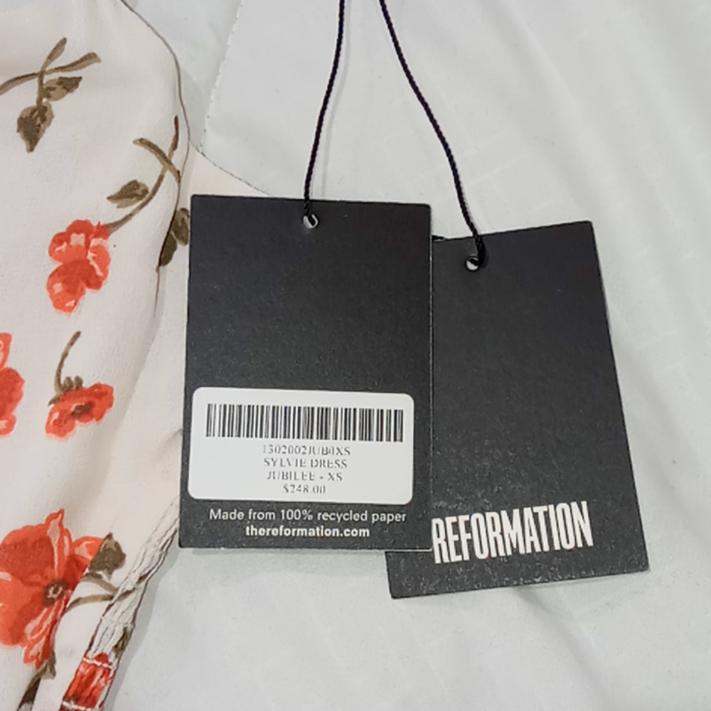 NWT Reformation Sylvie Dress XS - Picture 5 of 9